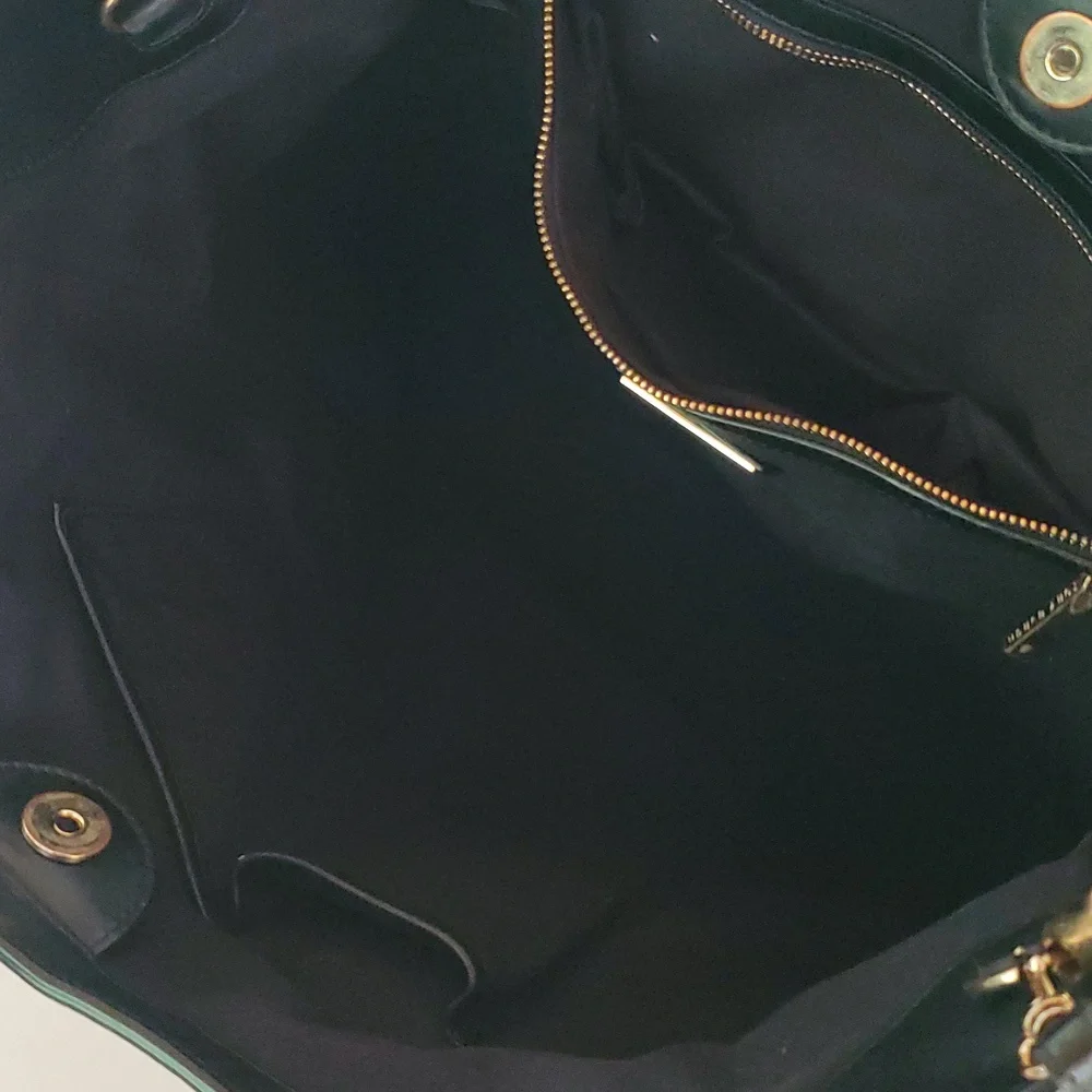Tory Burch Erica Hobo Bag in Black and White Woven Leather